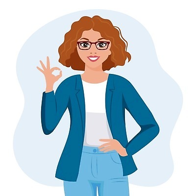 EPS 해외이미지 백인 라이프스타일 손 응시 여자 행복 감정 안경 일러스트 손가락 성공 사람 손짓 성인 금발 사무실 뷰티 기쁨 표현 최고 비즈니스우먼 자신감 OK 큼 시원함 심볼 사인 긍정 보여주기 히스패닉 승인 우수 지원 벡터 해외202309 해외일러스트 서양인 헤어스타일 시선 잡화 컨셉 비즈니스 모션 생활 신체부위 직장인 크기 절기 파일형식