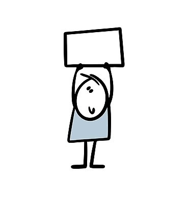 EPS 해외이미지 인물캐릭터 일러스트 한명 들기 사람 팻말 낙서 심플 해외202309 해외일러스트 일러캐릭터 캐릭터 1 모션 프레임 파일형식 벡터