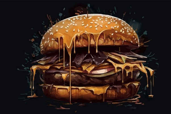 EPS 해외이미지 손 음식 백그라운드 다이어트 토마토 일러스트 치즈 샌드위치 육류 창조 그래픽 식당 식사 저녁식사 페인트 활발 소고기 햄버거 흰색 신선 그리기 맛 그릴 상추 스케치 먹기 오브젝트 속도 흰배경 그림 손그림 깨 고립 그런지 번 치즈버거 해로움 벡터 맛있는 해외202309 해외일러스트 빵 컬러 컨셉 채소 식재료 모션 주방용품 유제품 패스트푸드 건강 미술 신체부위 상점 조미료 파일형식