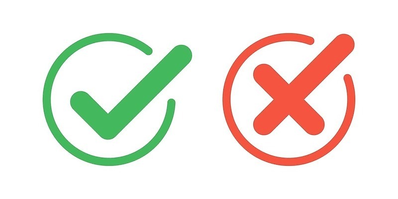 EPS 해외이미지 모양 십자가 일러스트 그래픽 빨간색 초록색 세트 시험 금지 원형 플랫 끝 닫기 선택 결과 X 질문 투표 심볼 체크표시 확인 흔적 사인 정사각형 심플 취소 동의 부정적 설문지 승인 오류 잘못 체크리스트 목차 벡터 해외202309 해외일러스트 도형 알파벳 교육 감정 컬러 컨셉 모션 선거 파일형식