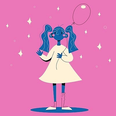 EPS 해외이미지 캐릭터 디자인 배너 여자 행복 어린이 분홍색 포즈 백그라운드 일러스트 학교 휴가 기념 사랑 미소 사람 장식 컬러풀 유치원 기쁨 표현 신용카드 만화 복고 긍정 풍선 걸음마 고립 스타일 벡터 해외202309 해외일러스트 일러캐릭터 교육 감정 컬러 컨셉 모션 표정 금융 파일형식