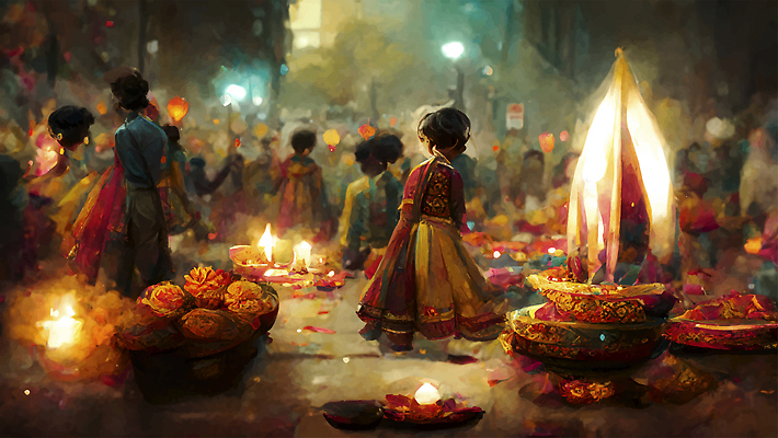 포토 JPG 해외이미지 전통 배너 행복 포스터 백그라운드 사람없음 빛 축제 램프 축하 인사 신용카드 인도인 소원 등잔 힌두교 해외202309 해외포토 외국인 감정 종교 컨셉 조명 동양인 금융 예절 파일형식