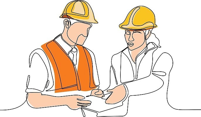 EPS 해외이미지 직업 남자 산업 선 일러스트 비즈니스 건축양식 청소년 노동자 사람 건물 요리사 쪽지 축하 업무 비즈니스맨 엔지니어 수리 헬멧 건축가 토론 5월 윤곽 온라인 공학 계약자 배려 프로젝트 반복 해외202309 해외일러스트 건축물 교육 건축 컨셉 작업 직장인 날짜 기술자 보호장비 계약 파일형식 벡터