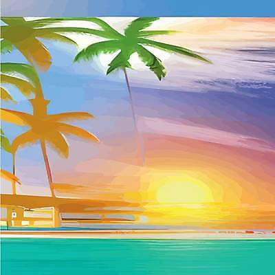EPS 해외이미지 실루엣 바다 일러스트 하늘 사람없음 빨간색 야자수 태양 유행 노을 맑음 황혼 활발 인사 휴양지 하와이 보케 장면 부드러움 이국적 해외202309 해외일러스트 자연요소 나무 컬러 컨셉 날씨 촬영기법 미국 일몰 장소 예절 감각 파일형식 벡터