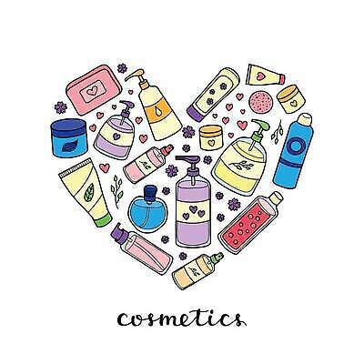 EPS 해외이미지 꽃 일러스트 사람없음 뷰티 화장품 하트 낙서 향수 비누 아기자기 해외202309 해외일러스트 모양 식물 컨셉 위생용품 파일형식 벡터