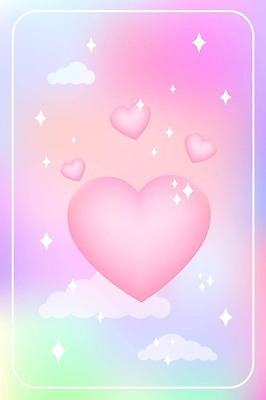 EPS 해외이미지 디자인 백그라운드 일러스트 사람없음 그래픽 반짝임 컬러풀 하트 그라데이션 홀로그램 해외202309 해외일러스트 모양 컬러 모션 파일형식 벡터