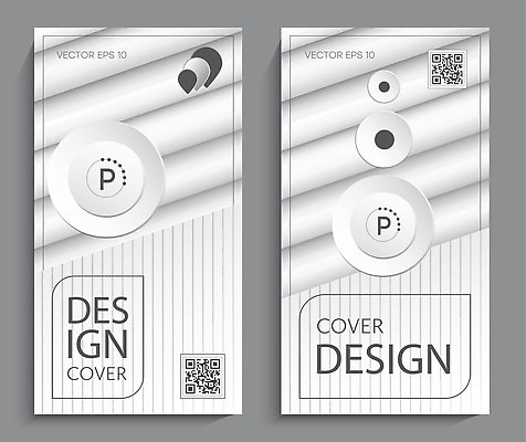EPS 해외이미지 디자인 배너 일러스트 사람없음 그래픽 세트 흰색 원형 심플 기하학 QR코드 해외202309 해외일러스트 도형 컬러 무늬 파일형식 벡터