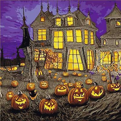 EPS 해외이미지 일러스트 호박 주택 사람없음 할로윈 보름달 야간 잭오랜턴 해외202309 해외일러스트 자연요소 채소 건물 달 파일형식 벡터