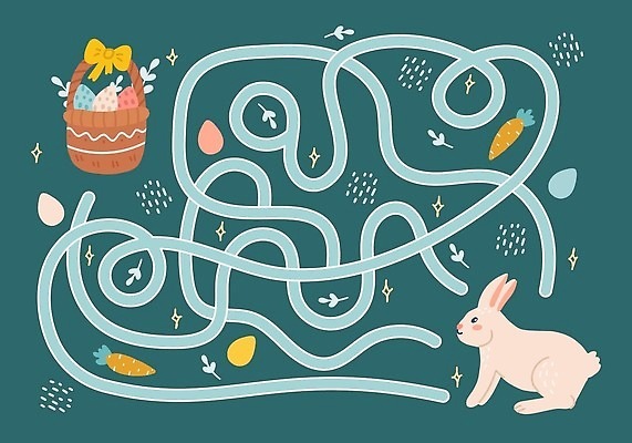 EPS 해외이미지 동물 캐릭터 디자인 교육 길 어린이 음식 백그라운드 일러스트 학교 놀이 휴가 부활절 미술 책 반려동물 학습 바구니 계란 봄 유치원 당근 기쁨 게임 아기 토끼 퍼즐 수수께끼 숲 만화 검색 미로 발견 방법 헬프 벡터 해외202309 해외일러스트 일러캐릭터 계절 기념일 감정 포유류 문화예술 뿌리채소 사람 알 도움 파일형식