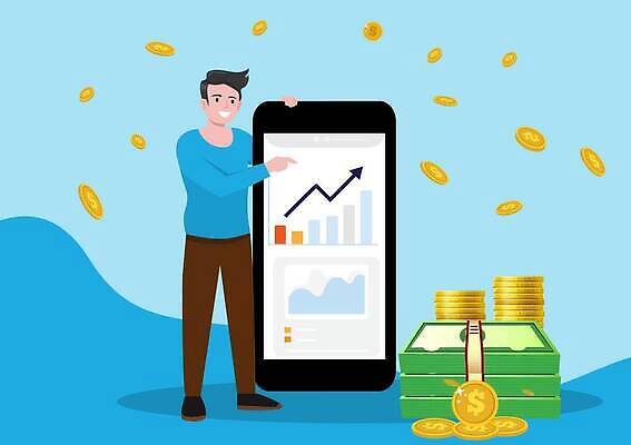 EPS 해외이미지 캐릭터 컨셉 돈 일러스트 비즈니스 성공 모바일 그래프 금융 경제 스마트폰 핸드폰 글로벌 디지털 동전 플랫 선택 어플리케이션 구매 주식 위험 가격 상인 스마트 서비스 기회 회계 매각 수도권 수입 투자자 벡터 해외202309 해외일러스트 일러캐릭터 전자제품 스마트기기 쇼핑 재산 투자 지역 파일형식