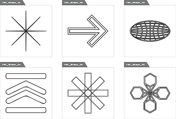 EPS 해외이미지 디자인 화살표 일러스트 추상 사람없음 그래픽 세트 검은색 라인아트 기하학 타원형 해외202309 해외일러스트 선 컬러 무늬 원형 파일형식 벡터