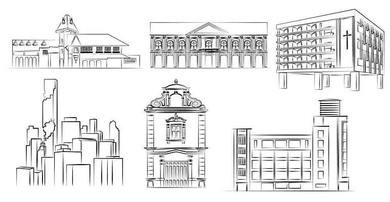 EPS 해외이미지 손 디자인 배너 외관 선 여행 백그라운드 패턴 일러스트 건축양식 창문 자연 거리 주택 파노라마 미술 풍경 야외 건물 그래픽 도시풍경 세계 탑 검은색 고층빌딩 흰색 도시 그리기 플랫 도심 낙서 만화 스케치 그림 심플 윤곽 장면 지역 타운 스카이라인 벡터 비어있는 해외202309 해외일러스트 건축물 건축 컬러 무늬 모션 문화예술 촬영기법 빌딩 신체부위 생태계 파일형식
