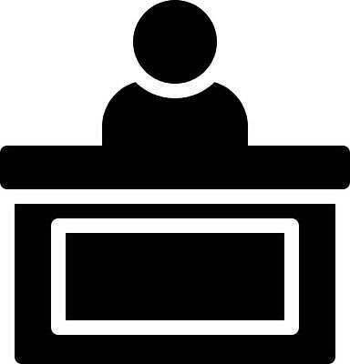 EPS 해외이미지 디자인 남자 일러스트 비즈니스 호텔 노동자 사람 그래픽 컴퓨터 사무실 모니터 정보 업무 도움 메시지 플랫 종업원 계산대 고객 책상 서비스 안내원 접수 헬프 벡터 해외202309 해외일러스트 직업 가구 컨셉 숙소 전자제품 작업 파일형식