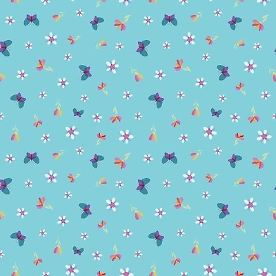 EPS 해외이미지 모양 디자인 꽃 나비 백그라운드 꽃무늬 패턴 일러스트 자연 벽지 추상 그래픽 장식 파란색 뷰티 유행 정원 봄 벚꽃 직물 신선 인쇄 스타일 벡터 반복 미니멀 해외202309 해외일러스트 식물 계절 컬러 곤충 무늬 생태계 파일형식