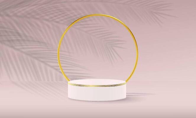 EPS 해외이미지 식물 디자인 분홍색 백그라운드 일러스트 추상 손바닥 그림자 내부 빛 공백 방 무대 반지 황금 상품 받침대 오브젝트 진열장 쇼 장면 기하학 단상 빛망울 실린더 지휘대 파스텔톤 목업 벡터 미니멀 해외202309 해외일러스트 손 컬러 무늬 장신구 파일형식