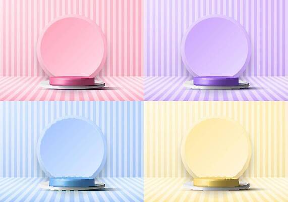 EPS 해외이미지 모양 템플릿 디자인 선 분홍색 백그라운드 패턴 일러스트 성공 추상 바닥 실내 서기 이벤트 파란색 빛 노란색 3D 우주 보라색 방 무대 흰색 원형 발표 상품 미술관 전시회 받침대 오브젝트 진열장 복고 쇼 장면 기하학 단상 단계 승자 지휘대 스타일 벡터 현실 미니멀 해외202309 해외일러스트 도형 컬러 컨셉 무늬 모션 내부 전시 디지털합성 파일형식