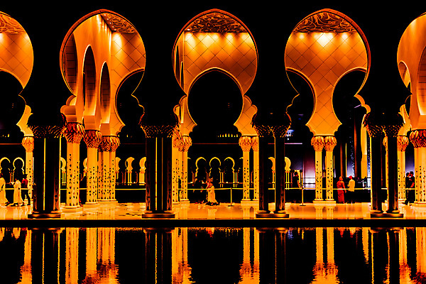 포토 JPG 해외이미지 종교 중동 사람없음 신비 이슬람교 통로 모스크 대리석 아랍에미리트 환상 해외202309 해외포토 나라 컨셉 재료 파일형식