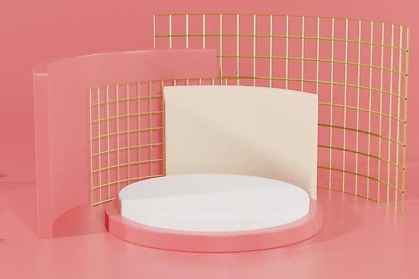 포토 JPG 해외이미지 서기 사람없음 3D 세일 화장품 방 무대 발표 고급 상품 전시회 받침대 진열장 만들기 쇼 장면 단상 지휘대 파스텔톤 목업 카피스페이스 미니멀 해외202309 해외포토 컬러 컨셉 모션 뷰티 공백 전시 디지털합성 파일형식