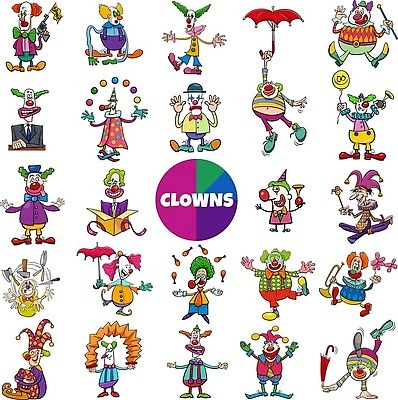 EPS 해외이미지 클립아트 직업 캐릭터 행복 일러스트 우산 사람 이벤트 그래픽 세트 상자 컬러풀 파티 놀람 공연 연주자 광대 생일 배우 큼 서커스 만화 수집 코 쇼 조커 캐리커처 코미디언 벡터 해외202309 해외일러스트 일러캐릭터 기념일 감정 컬러 표정 신체부위 음악가 크기 그림 연예인 파일형식