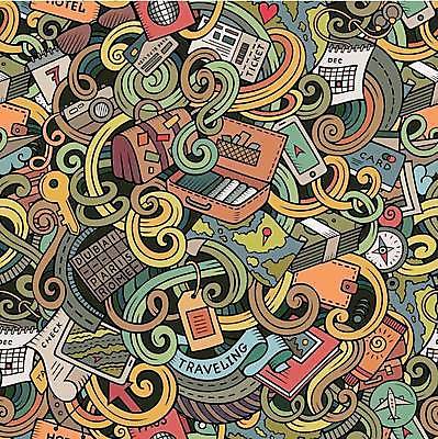 EPS 해외이미지 지구 백그라운드 지도 패턴 일러스트 열쇠 사람없음 캐리어 달력 낙서 돈다발 나침반 가득함 여권 여행준비 해외일러스트 여행 돈 무늬 여행가방 준비 파일형식 벡터