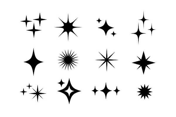 EPS 해외이미지 별 일러스트 빛 반짝임 손전등 심볼 마법 파열 노려봄 고립 광 벡터 효과 해외202309 해외일러스트 자연요소 모션 조명 표정 파일형식