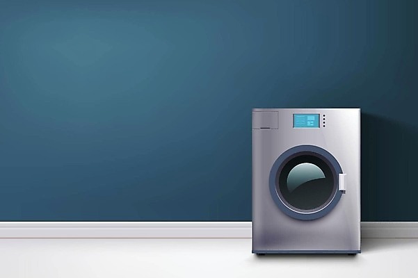 EPS 해외이미지 디자인 옷 벽 백그라운드 가사 일러스트 가정 새로움 주택 건조 실내 그림자 서기 사람없음 내부 파란색 빛 문 금속 주방 기계 공백 방 장비 화물 흰색 빨래 은색 세제 오브젝트 싱글 회전 세탁기 철강 벡터 해외202309 해외일러스트 컬러 컨셉 모션 재질 건물 가전제품 운송업 파일형식