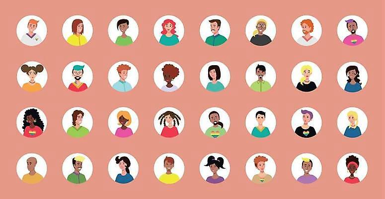 EPS 해외이미지 캐릭터 학생 헤어스타일 여자 남자 행복 유럽 안경 얼굴 흑인 일러스트 비즈니스 노동자 사람 동양인 그래픽 세트 머리 검은색 어둠 원형 그룹 플랫 만화 수집 피부 다민족 고립 다국적 아바타 힙스터 벡터 사용자 해외202309 해외일러스트 일러캐릭터 도형 서양인 직업 잡화 패션 감정 나라 컬러 인종 신체부위 파일형식