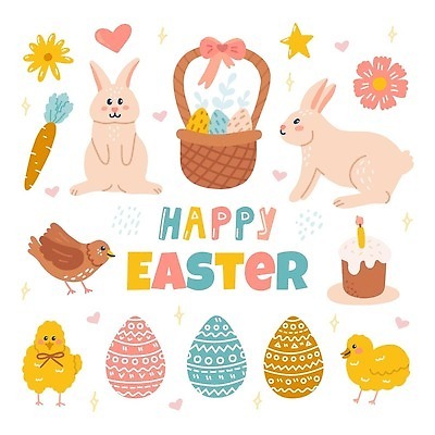 EPS 해외이미지 동물 캐릭터 전통 손 디자인 계절 꽃 행복 종교 컬러 백그라운드 꽃무늬 일러스트 조류 휴가 부활절 병아리 장식 세트 컬러풀 태양 바구니 계란 치킨 화환 봄 흰색 나뭇가지 축하 아기 토끼 인사 플랫 만화 수집 심볼 고립 엘리먼트 스타일 벡터 해외202309 해외일러스트 일러캐릭터 자연요소 나무 식물 기념일 감정 컨셉 무늬 포유류 사람 신체부위 반려동물 알 예절 닭고기요리 파일형식