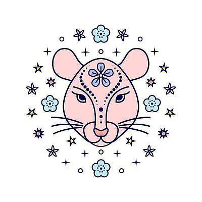 EPS 해외이미지 동물 디자인 계절 꽃 아시아 별 선 컨셉 일러스트 추상 새로움 미술 동양인 그래픽 머리 검은색 축제 중국 흰색 쥐 설치류 신비 연도 문신 심볼 사인 천문학 고립 총구 스타일 벡터 해외202309 해외일러스트 자연요소 식물 교육 나라 컬러 무늬 문화예술 인종 신체부위 파일형식