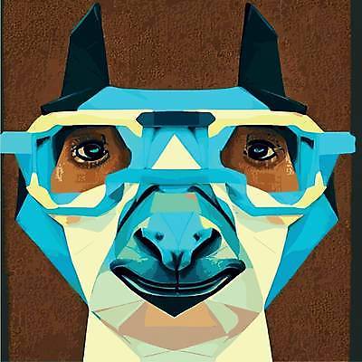 EPS 해외이미지 디자인 안경 일러스트 사람없음 팝아트 라마 해외202309 해외일러스트 잡화 그림 파일형식 벡터