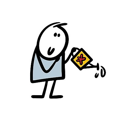 EPS 해외이미지 인물캐릭터 일러스트 한명 들기 사람 물뿌리개 낙서 물주기 심플 해외202309 해외일러스트 일러캐릭터 캐릭터 1 모션 파일형식 벡터