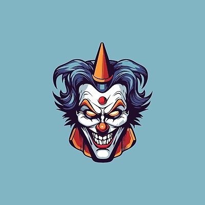 EPS 해외이미지 캐릭터 디자인 실루엣 얼굴 백그라운드 일러스트 가면 미술 미소 사람 뷰티 머리 검은색 공연 할로윈 광대 흰색 표현 만화 그림 고립 지옥 벡터 해외202309 해외일러스트 일러캐릭터 컬러 문화예술 촬영기법 표정 이벤트 신체부위 파일형식