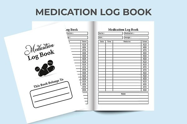 EPS 해외이미지 템플릿 디자인 종이 일러스트 의료기기 흑백 병원 그래픽 약 다이어리 쪽지 공책 환자 간호사 의사 잡지 시간표 라인아트 페이지 처방 엘리먼트 벡터 해외202309 해외일러스트 선 의학 문구용품 촬영기법 간행물 사무용품 의료진 계획 파일형식