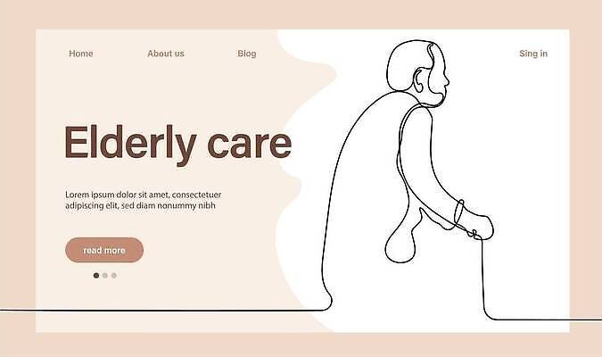 EPS 해외이미지 노년 남자 일러스트 지팡이 한명 잡기 노인남자한명만 해외202309 해외일러스트 1 모션 사람 성인 남자한명만 노인남자만 파일형식 벡터