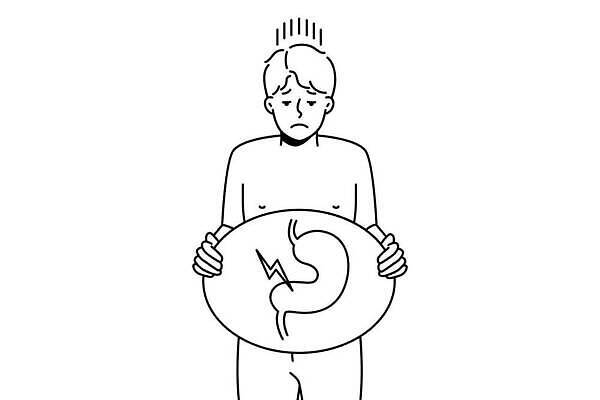 EPS 해외이미지 캐릭터 남자 컨셉 일러스트 병원 사람 약 고통 환자 잡기 질병 상처 만화 그림 윤곽 문제 복근 염증 투쟁 트러블 해로움 헬프 벡터 해외202309 해외일러스트 일러캐릭터 감정 의학 모션 근육 도움 파일형식