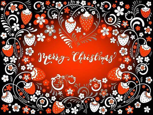 EPS 해외이미지 식물 전통 열매 꽃 잎 크리스마스 꽃무늬 패턴 밭 일러스트 벽지 딸기 휴가 여러명 장식 빨간색 파란색 검은색 수확 축하 인사 허브 포장지 해피뉴이어 러시아인 해외202309 해외일러스트 서양인 기념일 컬러 다수 컨셉 무늬 농업 과일 포장 사람 새해인사 예절 파일형식 벡터