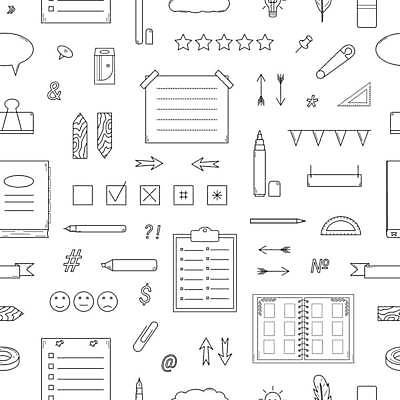 EPS 해외이미지 모양 템플릿 리본 종이 백그라운드 패턴 일러스트 벽지 화살 프레임 책 세트 사무실 연필 다이어리 검은색 쪽지 공책 달력 메시지 낙서 잡지 계획 인쇄 스케치 수집 그림 심플 손그림 페이지 총알 엘리먼트 조언 목차 벡터 해외202309 해외일러스트 무기 컬러 컨셉 무늬 비즈니스 문구용품 학용품 미술 간행물 필기구 사무용품 파일형식