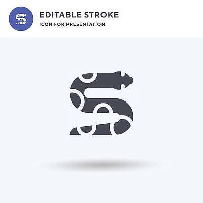 EPS 해외이미지 일러스트 그림자 타이포그라피 사람없음 뱀 해외202309 해외일러스트 문자 파충류 파일형식 벡터