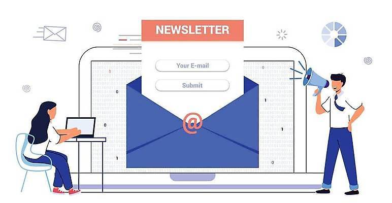 EPS 해외이미지 디자인 배너 종이 일러스트 비즈니스 봉투 잉크 그래픽 파란색 노트북 컴퓨터 글로벌 디지털 웹 메시지 신문 뉴스 이메일 편지 페이지 언론 커뮤니티 획득 사전 온라인 뉴스레터 월 구독 마케팅 모금 소셜 제출 출판 회원 사용자 제의 해외202309 해외일러스트 템플릿 컬러 인터넷 간행물 책 전자제품 날짜 파일형식 벡터