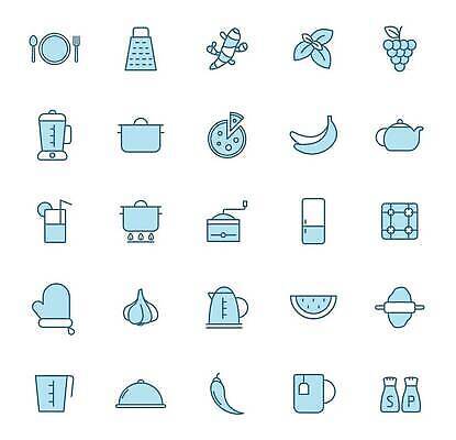 EPS 해외이미지 접시 디자인 커피 음료 선 음식 백그라운드 포크 일러스트 비즈니스 가정 주택 요리 컵 파란색 세트 픽토그램 주방 식당 숟가락 웹 기계 가전제품 기구 레인지 뜨거움 칼 전자레인지 씻기 먹기 심볼 준비 전자 윤곽 가스 UI 고립 벡터 해외202309 해외일러스트 식기 컬러 인터넷 모션 수저 건물 상점 청결 파일형식