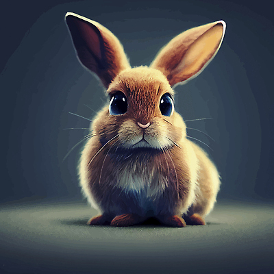 JPG 해외이미지 동물캐릭터 일러스트 사람없음 반려동물 토끼 만화 해외202309 해외일러스트 일러캐릭터 동물 캐릭터 포유류 파일형식