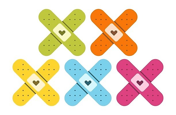 EPS 해외이미지 디자인 일러스트 의학 건강 사람없음 반창고 해외202309 해외일러스트 의료용품 파일형식 벡터