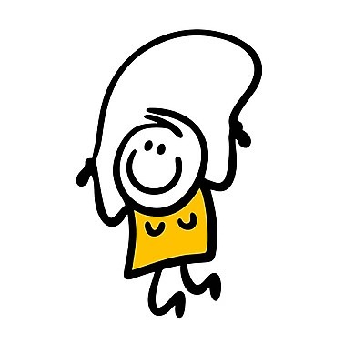 EPS 해외이미지 인물캐릭터 일러스트 한명 사람 점프 낙서 줄넘기 심플 해외202309 해외일러스트 일러캐릭터 캐릭터 1 모션 운동 파일형식 벡터