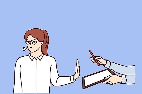 EPS 해외이미지 여자 일러스트 한명 들기 상반신 성인 신체부위 펜 비즈니스우먼 한숨 거절 계약 팔 계약서 서류판 성인여자한명만 안경낌 해외202309 해외일러스트 1 안경 컨셉 비즈니스 모션 사람 필기구 사무용품 직장인 여자한명만 성인여자만 파일형식 벡터