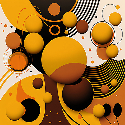 JPG 해외이미지 디자인 예술 선 일러스트 추상 미래 사람없음 컬러풀 원형 화려 입체 기하학 해외202309 해외일러스트 도형 컬러 컨셉 무늬 파일형식