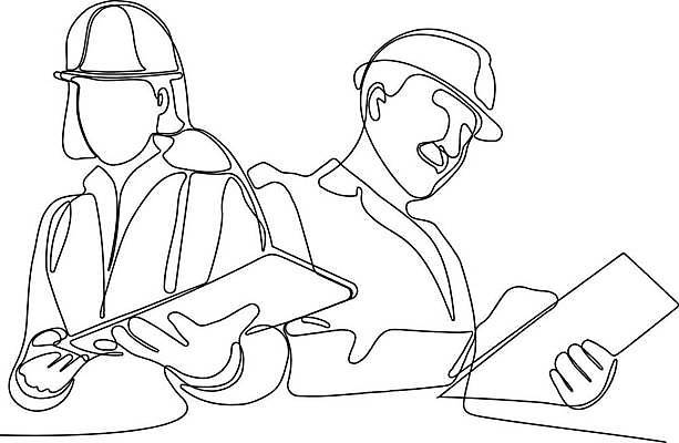 EPS 해외이미지 직업 남자 산업 선 일러스트 비즈니스 건축양식 청소년 노동자 사람 건물 요리사 쪽지 축하 업무 비즈니스맨 엔지니어 수리 헬멧 건축가 토론 5월 윤곽 온라인 공학 계약자 배려 프로젝트 반복 해외202309 해외일러스트 건축물 교육 건축 컨셉 작업 직장인 날짜 기술자 보호장비 계약 파일형식 벡터