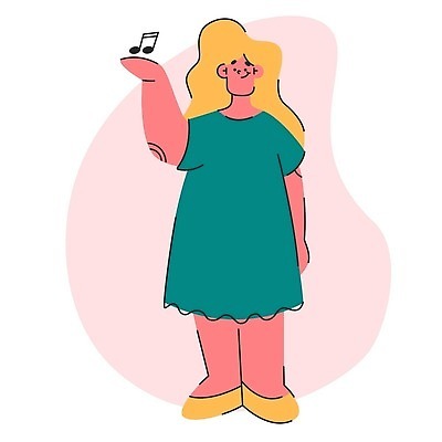 EPS 해외이미지 캐릭터 디자인 여자 행복 음악 백그라운드 일러스트 노래 놀이 휴식 미술 사람 성인 취미 10대 파티 유행 쪽지 축제 소리 음악가 듣기 댄서 춤 플랫 만화 디스코 긍정 예술가 오디오 고립 멜로디 뮤지컬 벡터 해외202309 해외일러스트 일러캐릭터 직업 감정 컨셉 모션 청소년 문화예술 이벤트 전자제품 파일형식