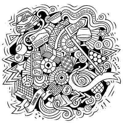 EPS 해외이미지 클립아트 디자인 스티커 돈 일러스트 놀이 성공 장식 달러 게임 우승 재산 도박 낙서 위험 만화 스케치 당구 다트 심볼 라인아트 오브젝트 카지노 주사위 클럽 흥분 윤곽 딜러 포커 룰렛 곤봉 게이머 구성 라스베가스 복권 에이스 잭팟 해외202309 해외일러스트 감정 선 스포츠용품 컨셉 미술 금융 구기 최고 트럼프 파일형식 벡터