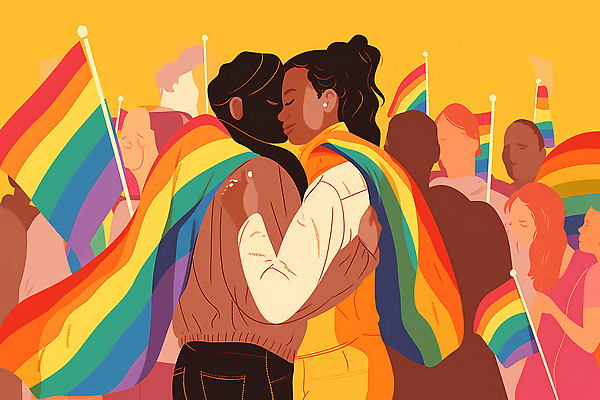 포토 JPG 해외이미지 커플 행복 일러스트 가족 사랑 사람 이벤트 사람없음 세계 축하 깃발 수집 월 동성애자 성소수자 해외202309 해외일러스트 감정 컨셉 관계 날짜 파일형식