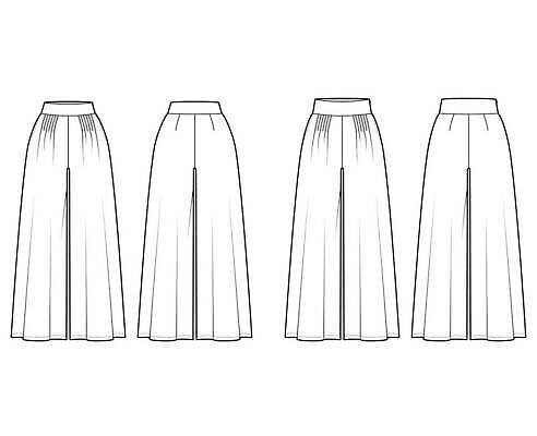 EPS 해외이미지 템플릿 옷 여자 남자 실루엣 어린이 일러스트 바지 세로 세트 유행 검은색 궁전 과학기술 흰색 가운 면 플랫 주머니 스케치 가득함 허리 그림 윤곽 길이 고립 목업 벡터 해외202309 해외일러스트 컬러 고건축 하의 기술 촬영기법 미술 사람 신체부위 파일형식